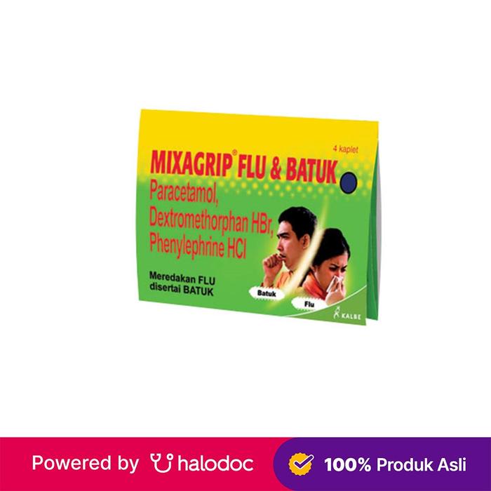 Gambar Mixagrip Flu Dan Batuk 4 Kaplet - Obat Batuk & Flu - Halodoc dari Apotek Kosambi Jakarta Barat undefined Tokopedia