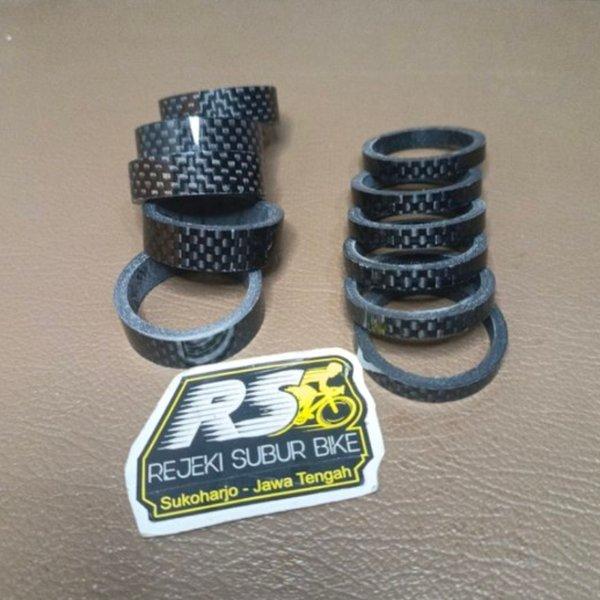 Gambar Ring spacer sepeda carbon oversize - 10 mm dari Rejeki Subur Bike undefined Tokopedia