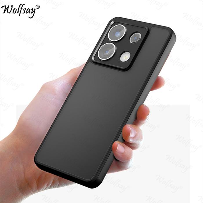 Gambar Matte Transparent Phone Case For Xiaomi Poco X6 5G Case Full Edge Matte PC Back Cover For Poco X6 5G Case For Poco X6 F6 M6 Pro dari MDSMustopania boneka sepatu5 undefined Tokopedia