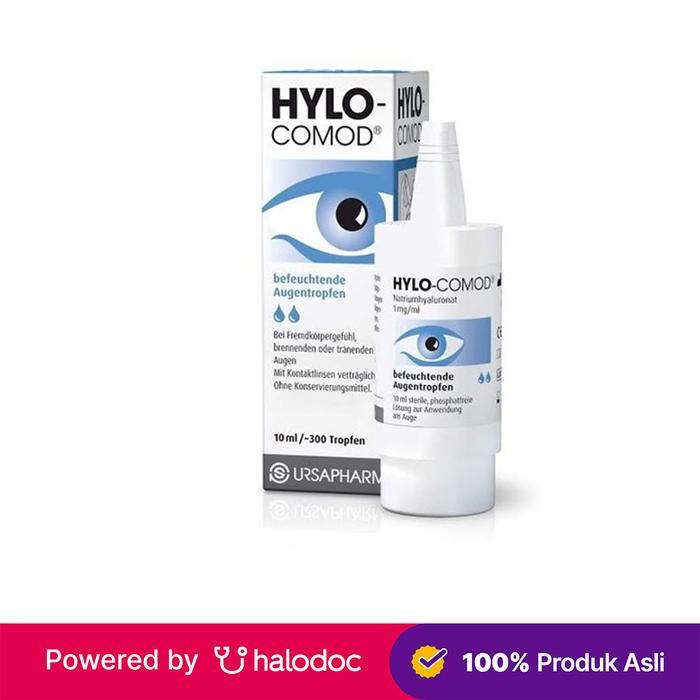 Gambar Hylo Comod Lubricating Eye Drops 10 ml - Obat Mata - Halodoc dari Apotek Halomedika Cicendo undefined Tokopedia