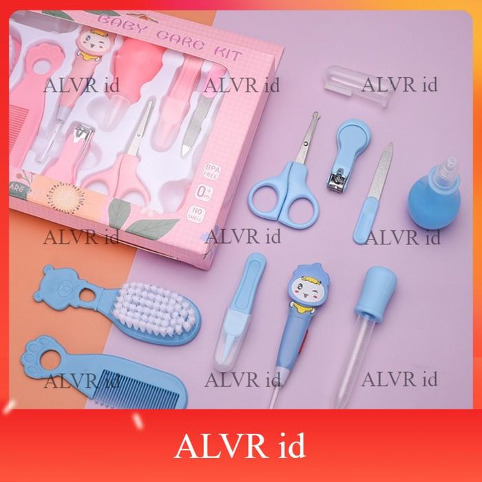 Gambar ALVR id (SERBA MURAH) COD GRATIS ONGKIR Baby Care Kit Set 10 in 1 - Perlengkapan Bayi 10 in 1 - Kit Newborn 10 in 1 - Infant Healthcare Grooming Set- Thermometer - gunting kuku set - kado new born dari Anbarida cell undefined Tokopedia