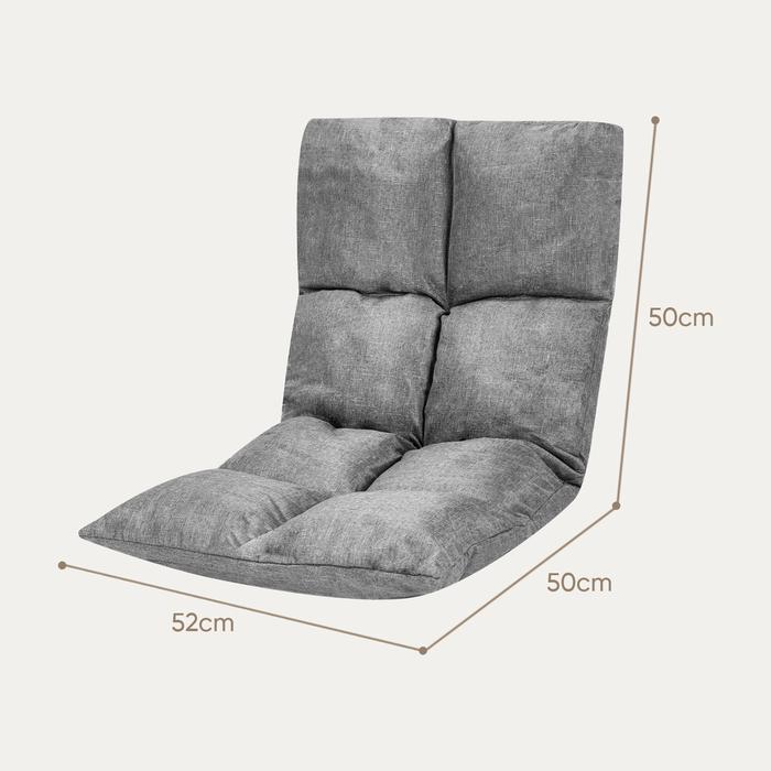 Gambar Deli Furniture Folding Sofa / Lazy Sofa / Kursi Lesehan Lantai 5 Posisi Sandar E494X - Tipe 1 dari Satancom undefined Tokopedia