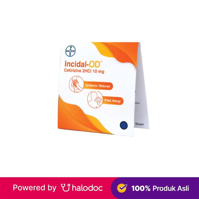 Gambar Incidal-OD 4 Kapsul - Obat Alergi - Halodoc dari Apotek Kosambi Jakarta Barat undefined Tokopedia