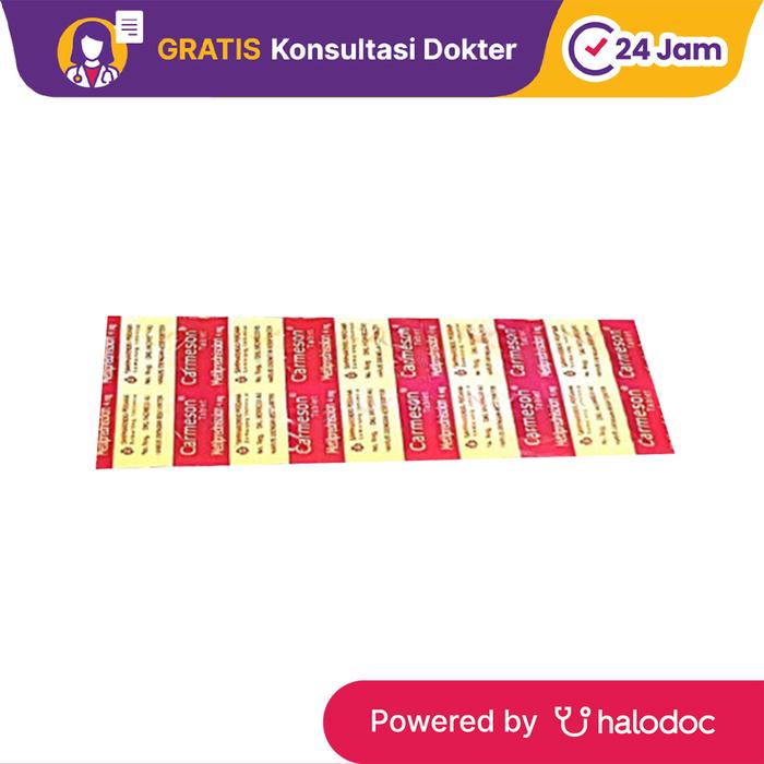 Gambar Carmeson 4 mg 10 Tablet - Anti Inflamasi - Halodoc dari Apotek Sobat Wibisana Bali undefined Tokopedia