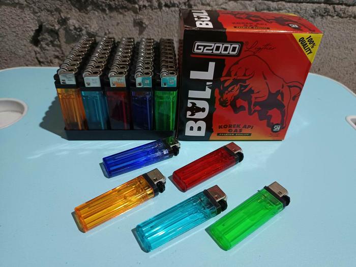 Gambar korek api gas korek roda G2000 50 pcs - Korek G2000, 50 Pcs dari Majustore26 undefined Tokopedia