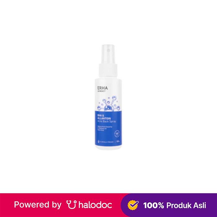 Gambar Erha Acneact BHA & Allantoin Acne Back Spray 100 ml - Halodoc dari Apotek Halomedika Tirta Raya Sidoarjo undefined Tokopedia