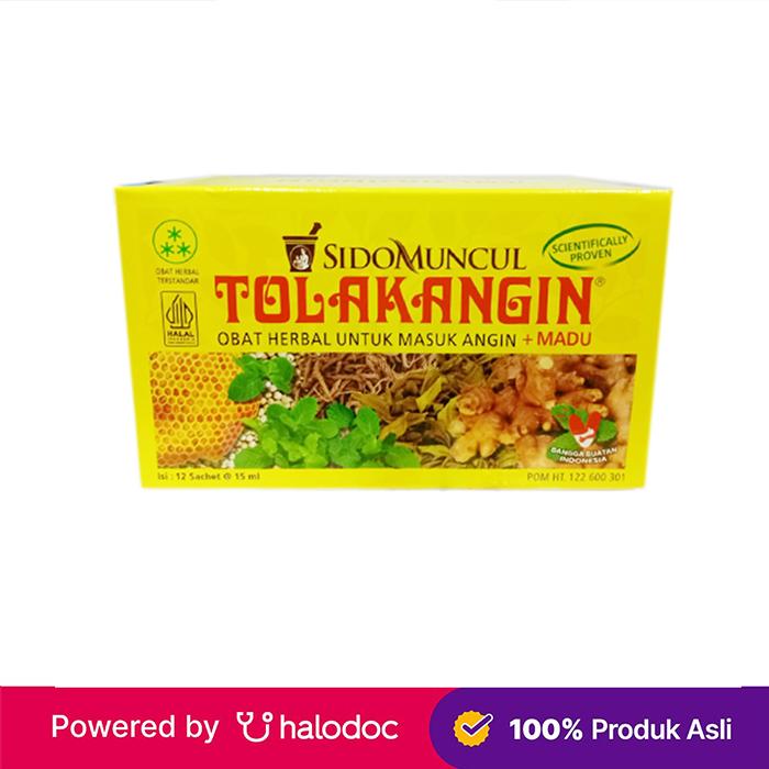Gambar Tolak Angin Cair Plus Madu 15 ml 12 Sachet - Masuk Angin - Halodoc dari Apotek SBS Farma Gading Serpong undefined Tokopedia
