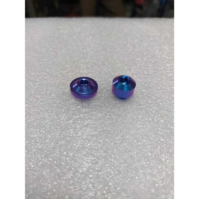 Gambar Baut Titanium Gr 5 Dudukan Knalpot Yamaha Fiz R Force 1 - blue purple dari tegarmotorart undefined Tokopedia