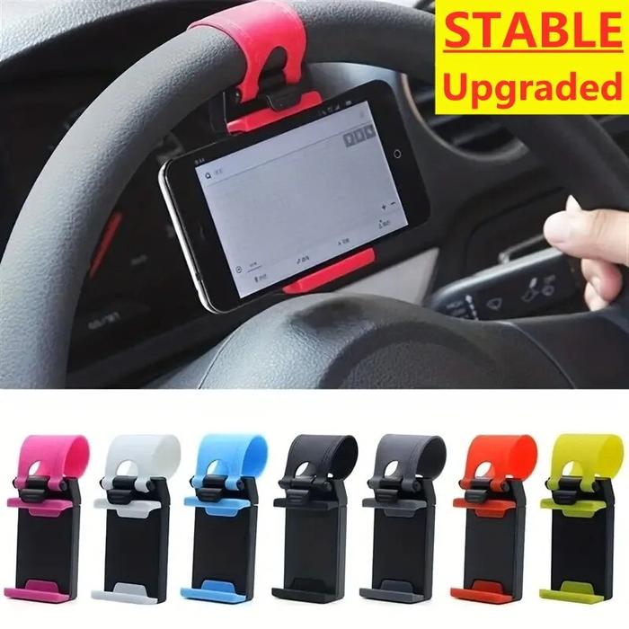 Gambar Dasudify Universal Car Steering Wheel Phone Holder Hook Mount Navigation Mobile Phone Bracket Support in Car for iPhone Xiaomi Samsung Brand New dari Dasudify undefined Tokopedia