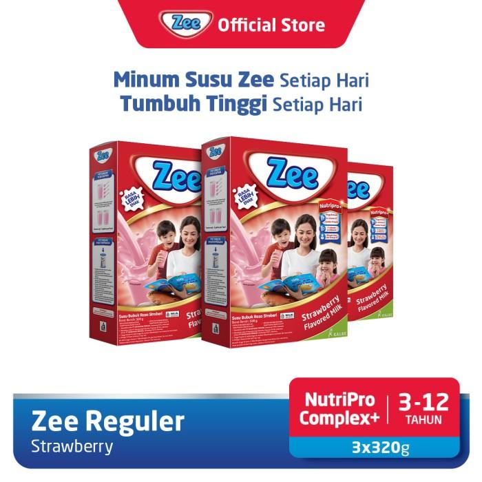 Gambar fResh- Zee Reguler Strawberry Milk 320gr (3pcs) dari PancenEnakStore undefined Tokopedia