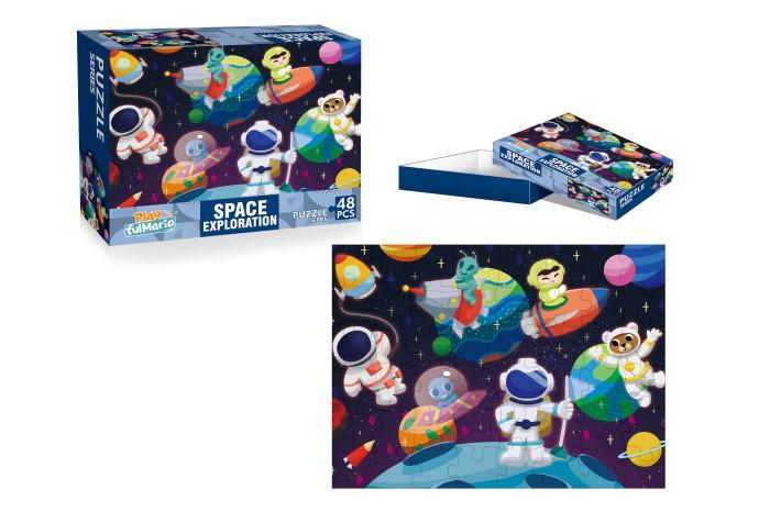 Gambar ORIGINAL Mainan Puzzle 48 pcs Space Exploration Puzzles HW21040377 OHDAE dari YOGAK TOYS undefined Tokopedia
