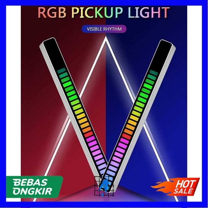 Gambar Lampu LED RGB Sound Control Rhythm Light USB 32 LED - Hitam dari Harianto's Store undefined Tokopedia