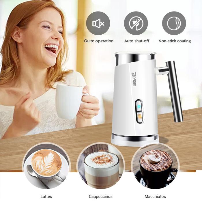 Gambar (IMPORT) DEVISIB Automatic Milk Frother Electric Hot and Cold for Making Latte Cappuccino Coffee Frothing Foamer Kitchen Appliances 220V dari BlessStore_1 undefined Tokopedia