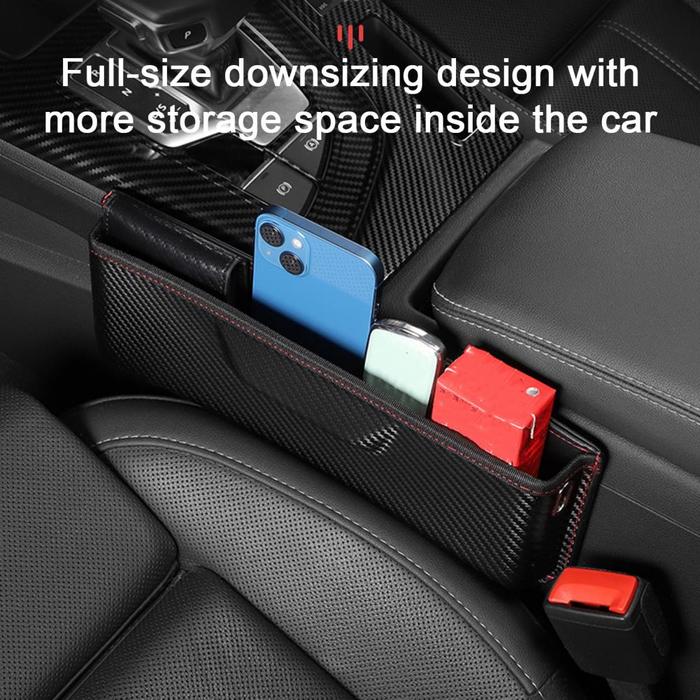 Gambar Wear-resistant Car Seat Organizer Car Seat Gap Box Versatile Car Storage Solutions Universal Console Organizer Gap for Auto dari Noktoer undefined Tokopedia