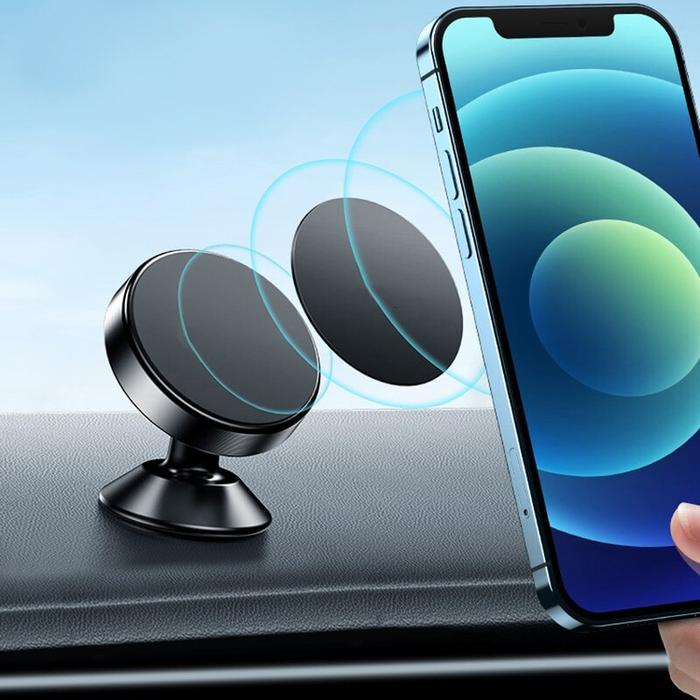Gambar Dasudify Universal Magnetic Car Phone Holder Stand For iPhone Samsung Magnet Mount Round Car Holder Dashboard Mobile Phone Holder Brand New dari Dasudify undefined Tokopedia