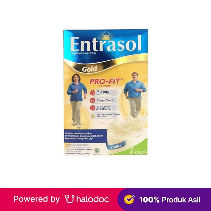 Gambar Entrasol Gold Vanilla 600 g  - Susu Lansia - Halodoc dari Apotik Adapotek Renon undefined Tokopedia