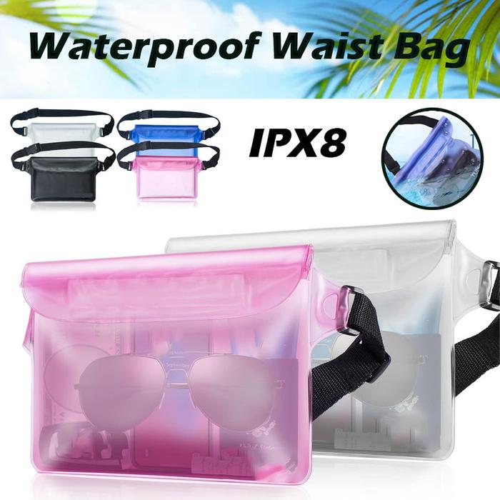 Gambar Waterproof Pouch with Strap Pouch Beach Screen Touch Sensitive Waterproof Dry Bag for Boating Pool Swimming Snorkeling Kayaking dari alma aridij 45SJ undefined Tokopedia