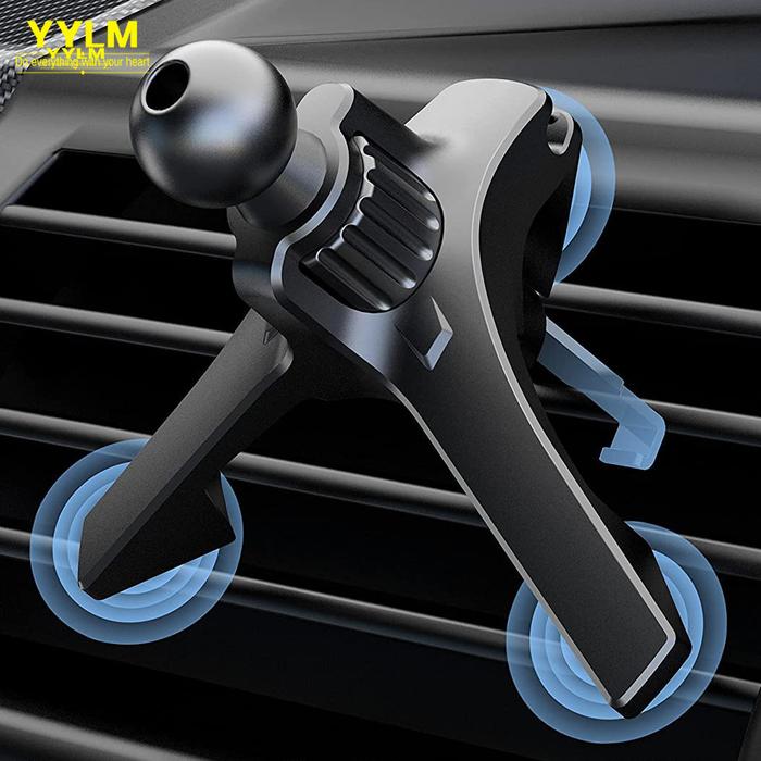 Gambar Dasudify Upgrade Car Phone Holder Clips 17mm Ball Head Car Air Vent Clip Mount Car Air Outlet Hook Clamp for Magnet Mobile Phone Support Brand New dari Dasudify undefined Tokopedia
