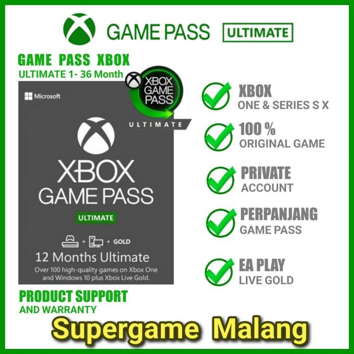 Jual game pass ultimate xbox series s x pc one android windows
