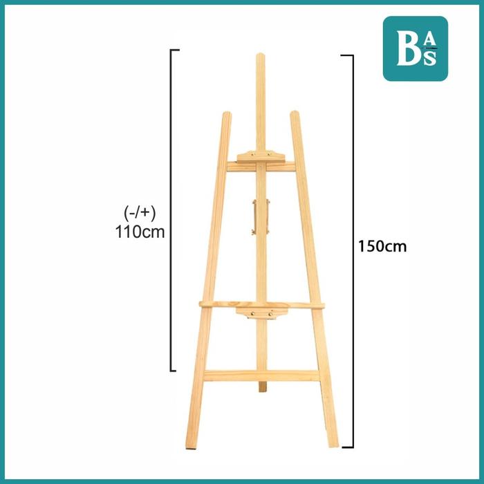 Gambar DIY Standing Easel Tersedia 3 Ukuran (Installation not Included) Peralatan Melukis Terlaris dari BAS Bali Art Supplies Jakarta - 150cm dari Alfarizi store1995 undefined Tokopedia