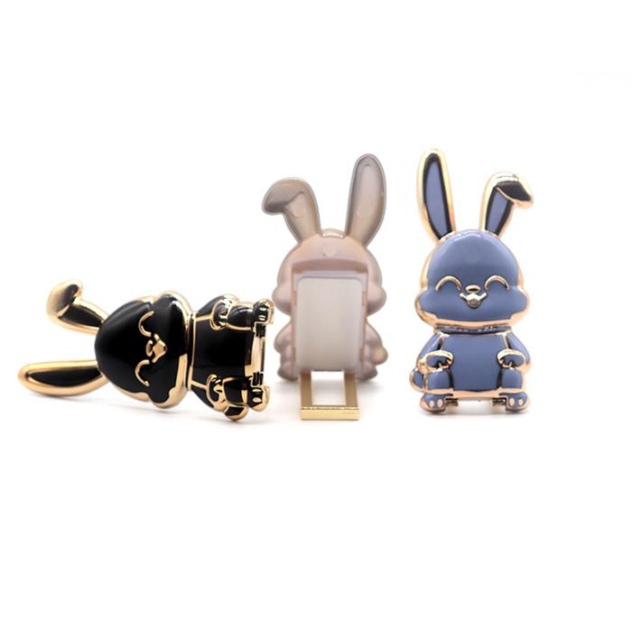 Gambar Dasudify 1pc Finger Ring Mobile Phone Holder Cartoon Rabbit Three-dimensional Folding Lazy Phone Back Sticker Pad Bracket For Cell Phone Brand New dari Dasudify undefined Tokopedia