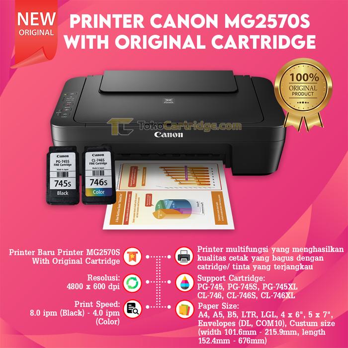 Gambar Canon Scanner LIDE 400 LIDE 300 A4 Printer AIO MG2570S Print Scan Copy Garansi Resmi New - MG2570S dari Toko Cartridge ID undefined Tokopedia