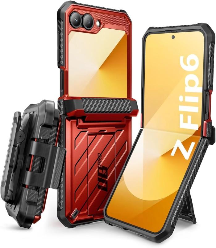 Supcase Ruddy Jual Case Samsung Z Flip 6 Flip6 Supcase UB Pro Rugged Case with Belt ...