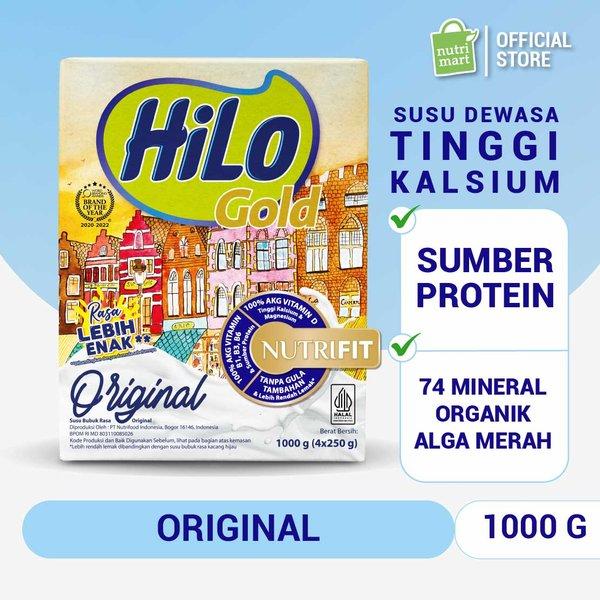 Gambar Ada HiLo Gold Plain 1000 gr - Susu Tinggi Kalsium dari erikinan undefined Tokopedia