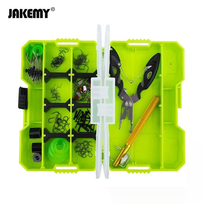 Gambar Jakemy Fishing Accessories Tool Kit With Storage Box Jm-Pj5002 Green Promo dari ChicHaven1 undefined Tokopedia