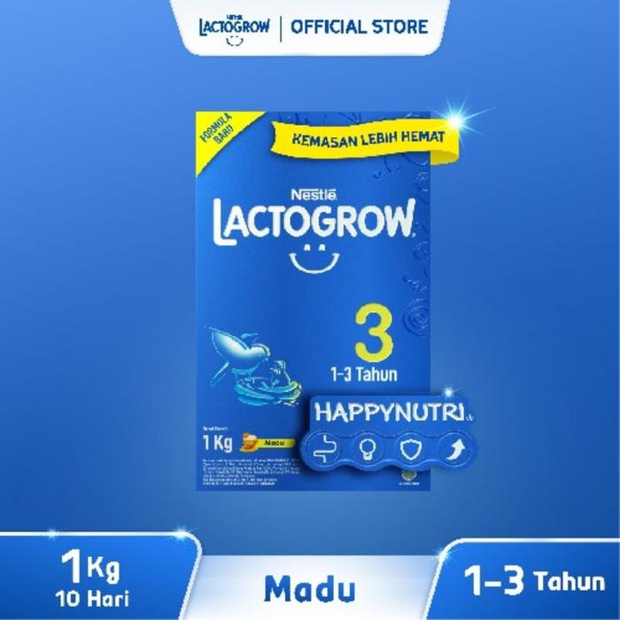Gambar Nestle Lactogrow 3 Original, Madu dan Vanila 750gr dan 1kg Susu dari bekistore61 undefined Tokopedia