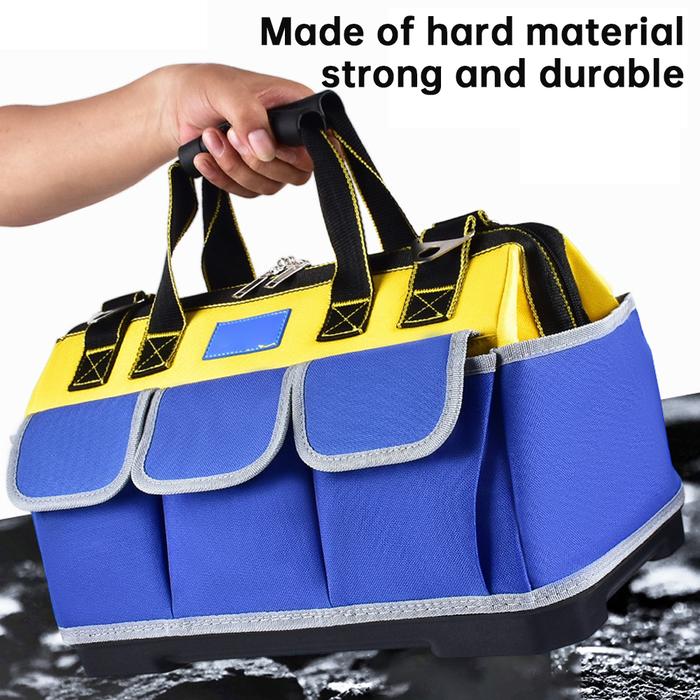 Gambar Wear-resistant Waterproof Oxford Cloth Working Toolbag Portable Professional Maintenance Tool Storage Bag Electrician Toolkit dari Matthew Walker undefined Tokopedia