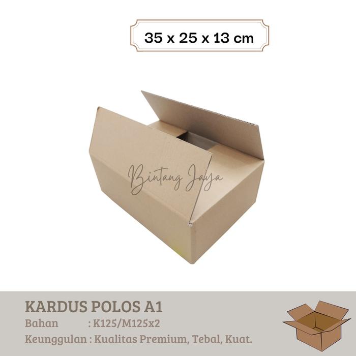 Gambar KARDUS / BOX SEPATU / KARTON / KOTAK / DUS PACKING / KEMASAN / POLOS / AKSESORIS - TAS - HANDBAG - SLINGBAG - 35X25X13 CM dari slaluberdoa undefined Tokopedia