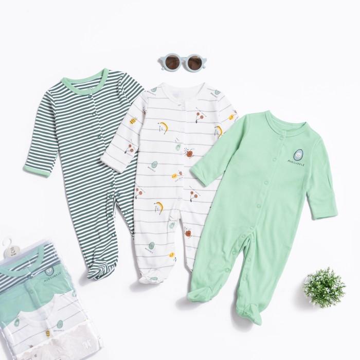 Gambar Sage Avocuddle Sleepsuit 3 in 1 - MemoryLife Basic Series /Piyama Bayi - 0-3m dari MemoryLife Shop undefined Tokopedia