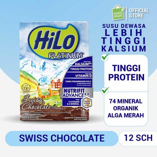 Gambar Ada HiLo Platinum 12 sachet x 35gr - Susu Tinggi Kalsium Rendah Lemak - BPOM and Halal Certified dari erikinan undefined Tokopedia