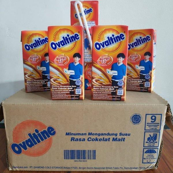 Gambar Ada Ovaltine Susu UHT 200ml susu cokelat oval tine 200ml 1 dus 200mlx24pcs dari galihluckman undefined Tokopedia