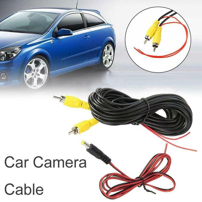 Gambar 6M Car Video RCA Extension Cable For Rear View Backup Camera & Detection Wire DC 12-24V Car Electronics Accessories dari cilokgoangassifa undefined Tokopedia