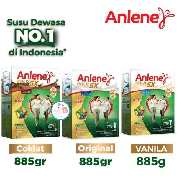 Gambar Ada ANLENE GOLD 5X VANILA ORIGINAL COKLAT 885GR | ANLENE GOLD 5 X 885 GR dari annasbocil undefined Tokopedia
