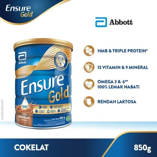 Gambar Ada ENSURE GOLD COKLAT 850GR dari dodiksetiowati undefined Tokopedia