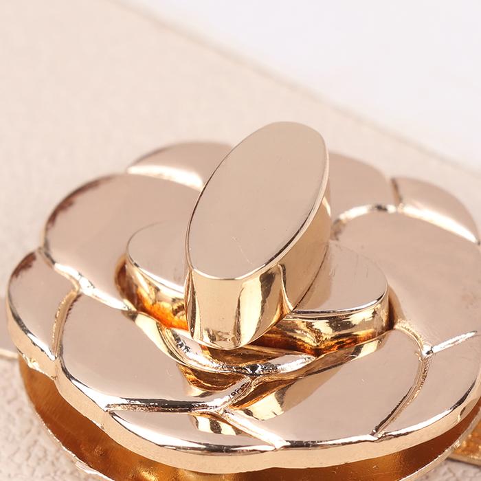 Gambar (IMPORT) 1Pc Flower Shape Metal Locks Bag Clasp Catch Buckles For Handbags Purse Closures Snap DIY Craft Bag Accessories Fasteners dari Koragaa Stored undefined Tokopedia