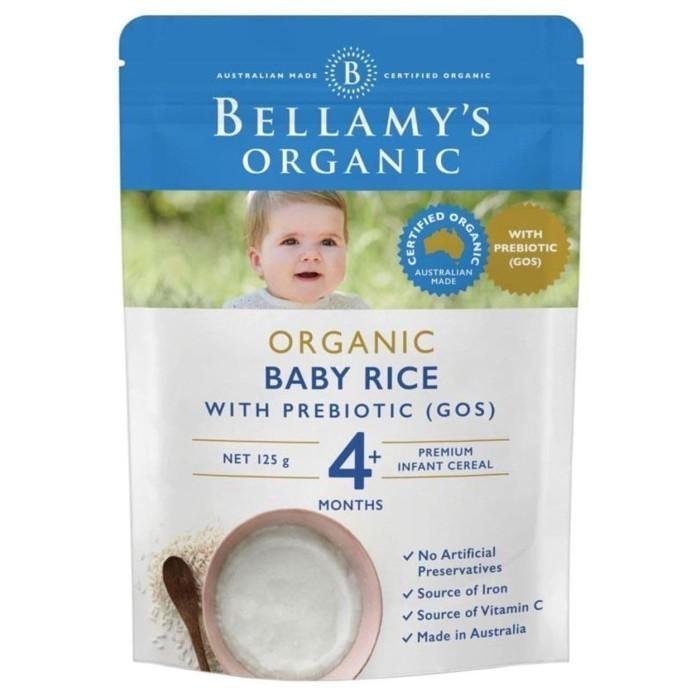Gambar NEW PRODUCT BELLAMY'S ORGANIC BABY RICE WITH PREBIOTIC 125G BABYSTORE. dari Babystore. undefined Tokopedia