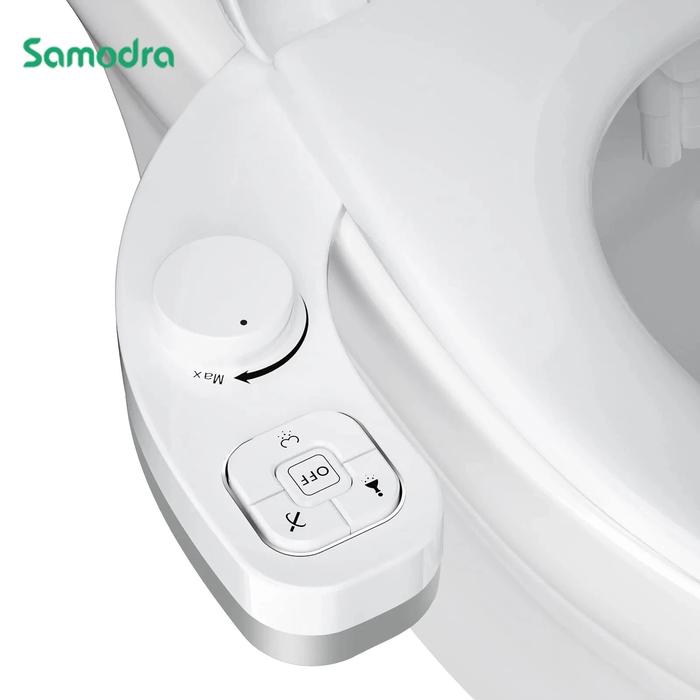 Gambar SAMODRA Non-Electric Bidet - Self Cleaning Dual Nozzle (Frontal and Rear Wash) Water Bidet Toilet Seat Attachment dari Annissama2 undefined Tokopedia