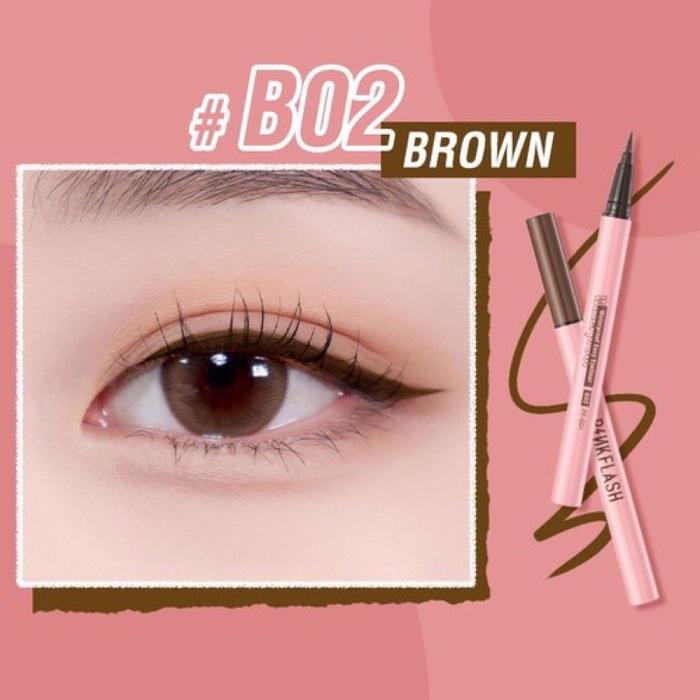 Gambar [Miss Vinka] Eyeliner Waterproof PF-E01 Oh My Line | Eyeliner Easy - B02 - Brown dari miss.vinka undefined Tokopedia