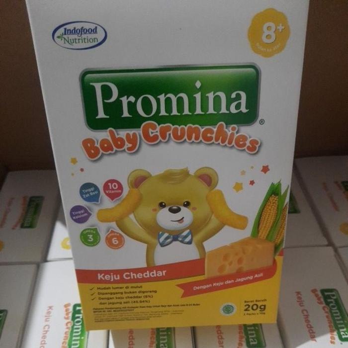 Gambar TERMURAH PROMINA BABY Crunchies / Cemilan Snack Anak Bayi - Snack MPASI. PROMO Clearance SALE!! Dibaca exp datenya! - NEW 20g Keju dari Sweet Sojo undefined Tokopedia