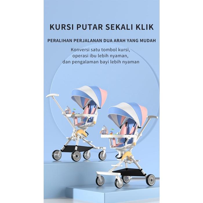Gambar Baby Magic Stroller 1 Rotating Kids Stroller Two y Magic Strollers dari surbaktii undefined Tokopedia