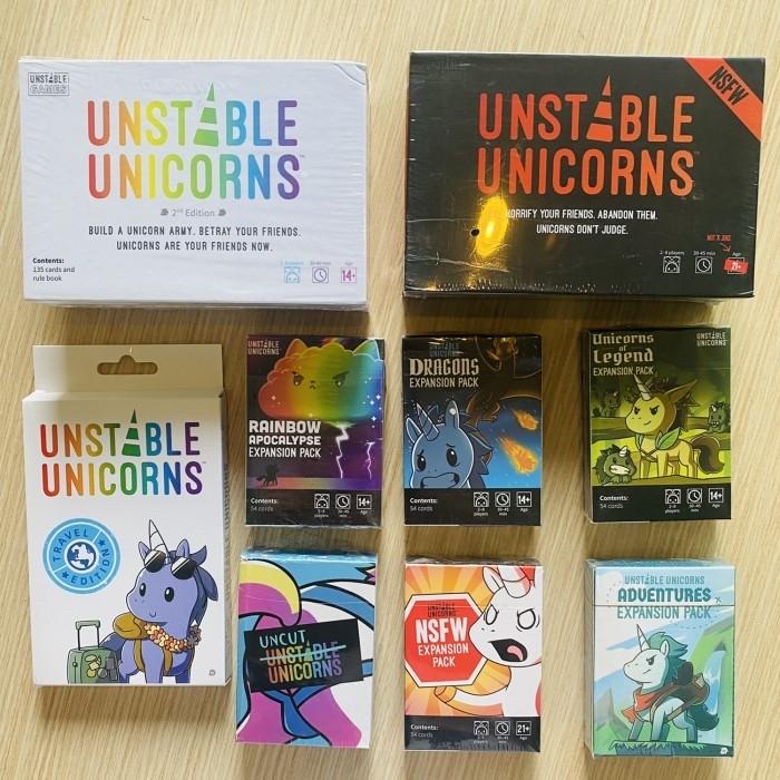 Gambar Board Game Card Unstable Unicorn Complete 2nd Series Expansion travel dari Afia Baahirah undefined Tokopedia