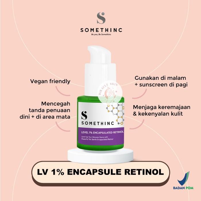 Gambar SOMETHINC Anti-Aging Serum Series - 1% Pure Retinol + Squalane | Level - SC Lvel1%Encpsl dari Miracleskin.id undefined Tokopedia