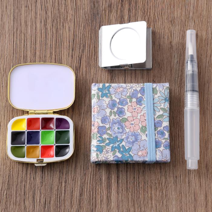 Gambar Portable 12-color Schmincke Watercolor Paint Box Set Watercolor Subpackage Student Sketching Travel Painting Art Supplies dari SEPIAAA SH undefined Tokopedia