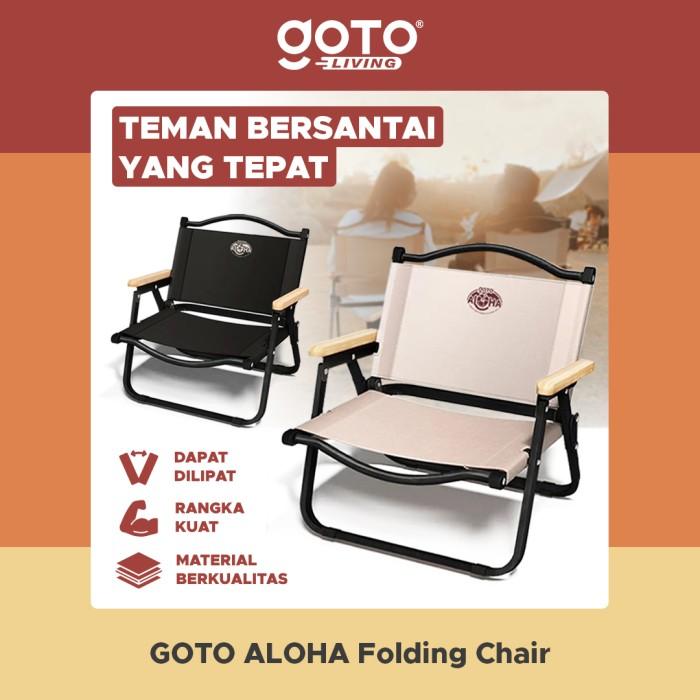 Gambar Furniture/ Goto Aloha Folding Chair Kursi Lipat Camping Piknik Mancing Portable dari Glipdaswashop undefined Tokopedia