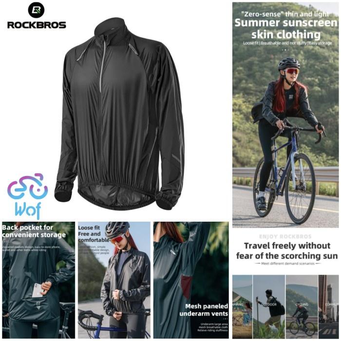 Gambar Terlaris ROCKBROS YPW052 Jaket Sepeda Bicycle Summer Cycling Casual Jacket Breathable Jersey Outwear Men Women 15120005 Cycling Skin Clothing Ultralight Breathable Nylon Sunscreen Sportswear Sweat-absorbing Outwear Men Women Casual Jacket Termurah - M dari Damai Pedia 23 undefined Tokopedia