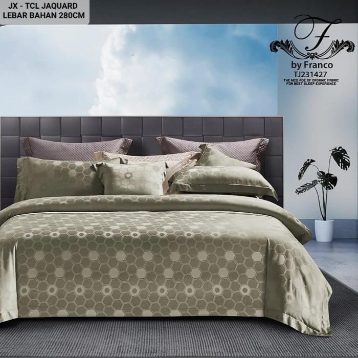 Gambar tS_A Bed Cover Tencel Set Sprei 180x200 160x200 200x200 - 160X200X30 dari gunawanhadi_jk undefined Tokopedia